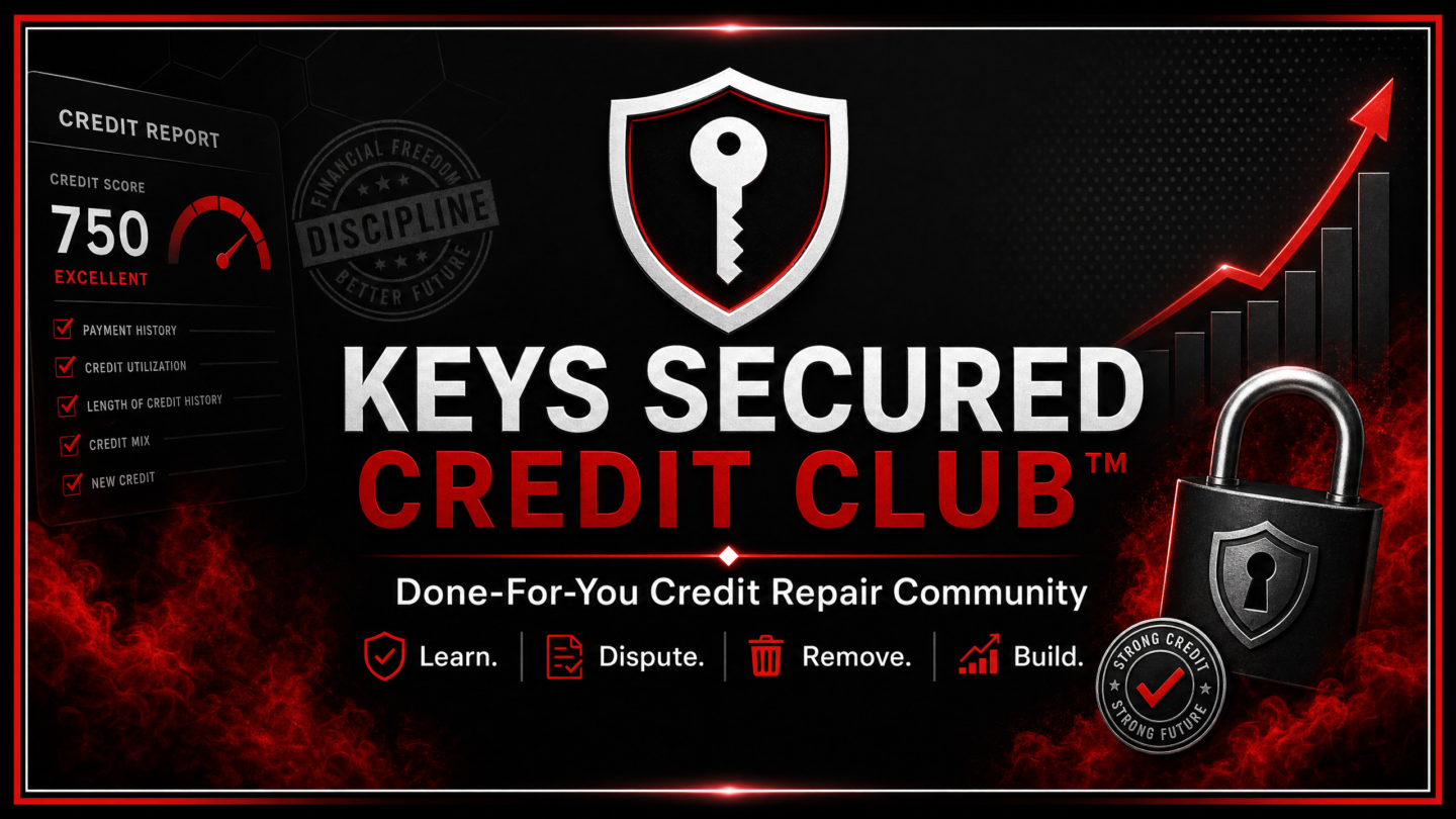Keys Secured Credit Club™ — done-for-you credit repair community